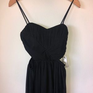 Black cut out flowy dress
